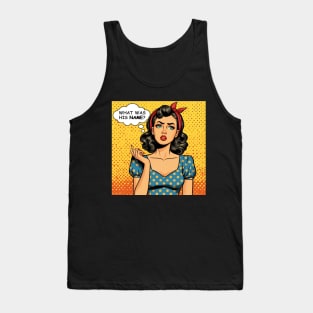 Confused Pop Girl Tank Top